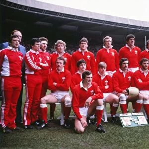 The Wales team that faced France in the 1981 Five Nations