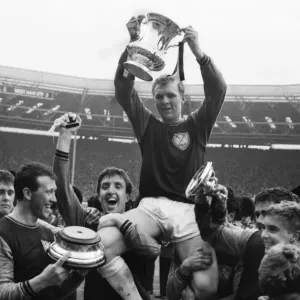 West Ham United Captain Bobby Moore Chaired on Teammates' Shoulders Print
