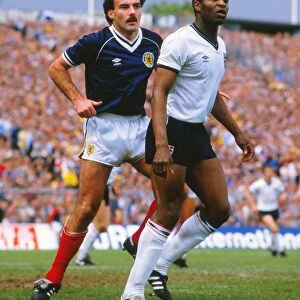 Willie Miller and Luther Blissett - 1984 British Home Championship