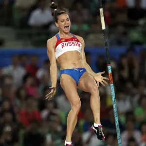 Yelena Isinbayeva Print - 2011 Athletics World Championships Yelena Isinbayeva Print - 2011 Athletics World Championships