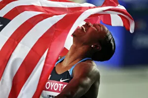 Images Dated 29th August 2011: 100m World Champion Carmelita Jeter