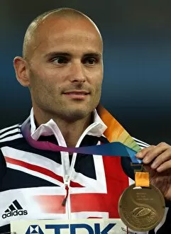 Images Dated 30th August 2011: 110m hurdles bronze medalist Andrew Turner