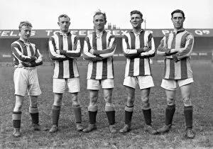 Images Dated 12th May 2010: 1927 / 8 Stoke City forward line