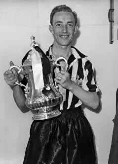 Newcastle United Collection: 1955 FA Cup Final: Newcastle 3 Man City 1
