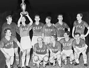 Images Dated 8th March 2012: 1960 European Nations Cup winners - Soviet Union +