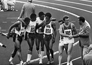 Athletics Collection: 1972 Munich Olympics - 4 x 100m Relay