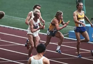 Images Dated 17th March 2010: 1972 Munich Olympics - Mens 4x400m Relay