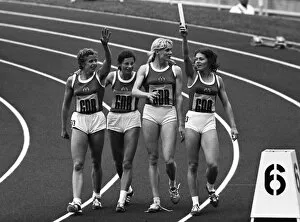 1972 Munich Olympics Collection: 1972 Munich Olympics - Womens 4x400m Relay