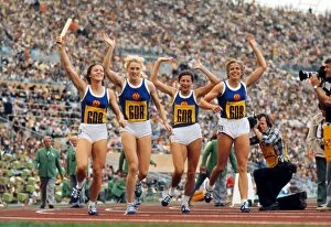 Images Dated 6th February 2012: 1972 Munich Olympics - Womens 4x400m Relay