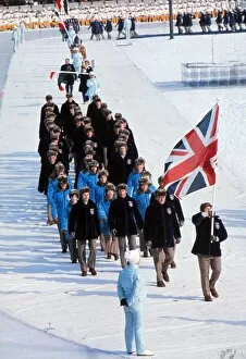 Images Dated 19th February 2010: 1972 Sapporo Winter Olympics - Opening Ceremony