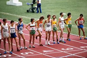 Athletics Collection: 1976 Montreal Olympics - Mens 10000m Final