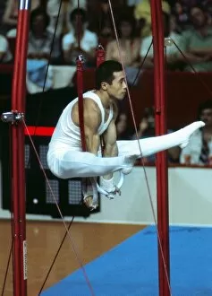 1976 Montreal Olympics Collection: 1976 Montreal Olympics - Mens Gymnastics