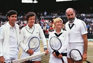 Images Dated 9th July 2012: 1979 Wimbledon Championships - Mixed Doubles Finalists