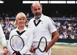 Images Dated 9th July 2012: 1979 Wimbledon Mixed Doubles Champions Bob Hewitt and Greer Stevens