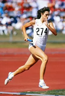 Images Dated 1st October 1982: 1982 Brisbane Commonwealth Games - Womens 4x400m Relay