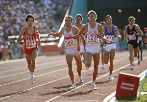 California Prints: 1984 Los Angeles Olympics - Mens 1500m Semi-Finals