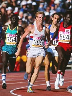 Images Dated 23rd August 2011: 1984 Los Angeles Olympics: Mens 800m Heats
