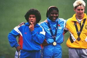 Images Dated 27th July 2012: 1986 Edinburgh Commonwealth Games - Womens Javelin