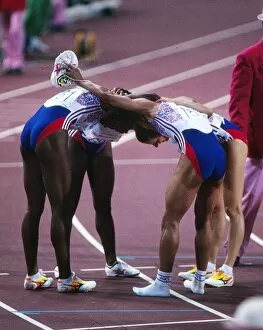 Images Dated 5th May 2011: 1992 Barcelona Olympics: Womens 4x400m Relay
