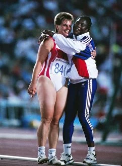 Images Dated 31st March 2011: 1992 Barcelona Olympics: Womens Javelin Throw