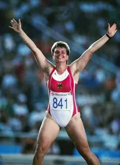 Images Dated 31st March 2011: 1992 Barcelona Olympics: Womens Javelin Throw