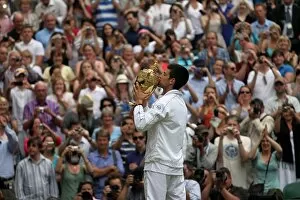 Images Dated 3rd July 2011: 2011 Wimbledon champion Novak Djokovic