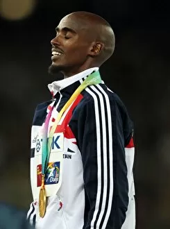 Images Dated 4th September 2011: 5000m World Champion Mo Farah