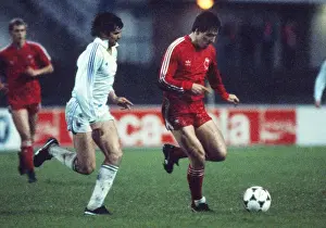 Aberdeens Mark McGhee and Reals Jose Antonio Camacho - 1983 European Cup Winners Cup Final