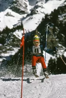 Images Dated 8th May 2012: Alain Navillod - 1974 FIS World Cup - Wengen