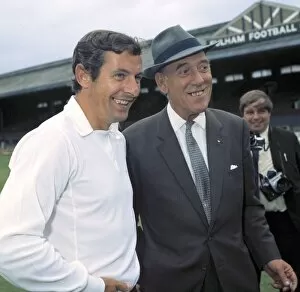 Images Dated 12th August 2013: Alan Mullery, Tommy Trinder - Fulham