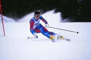 Images Dated 14th December 2009: Alberto Tomba - 1988 FIS World Cup - Alta Badia