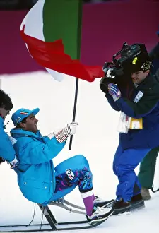 Alberto Tomba - 1992 Albertville Winter Olympics - Mens Giant Slalom