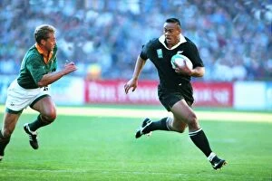 Images Dated 2009 October: All Black Jonah Lomu during the 1995 Rugby World Cup Final