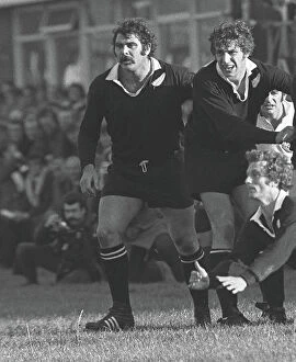 Images Dated 8th September 2008: All Blacks Keith Murdoch, Peter Whiting and Lyn Colling face Western Counties in 1972
