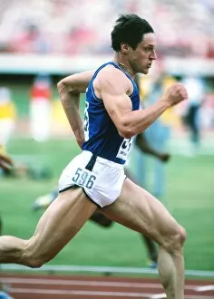 Images Dated 21st December 2010: Allan Wells at the 1982 Commonwealth Games
