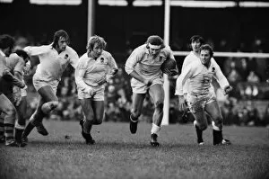 Portfolio Collection: Andy Ripley on the charge for England in 1973