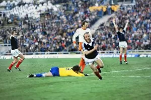 Trending: Archie Gemmill celebrates his famous goal against Holland at the 1978 World Cup