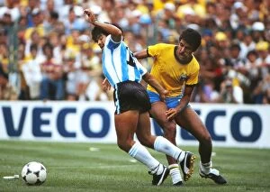 Images Dated 13th January 2011: Argentinas Diego Maradona - 1982 World Cup