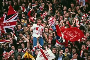 Images Dated 8th April 1978: Arsenal fans - 1978 FA Cup