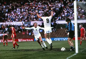 Aston Villas Peter Withe celebrates scoring the only goal in the 1982 European Cup Final