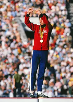 Athletics - Moscow Olympics 1980 - Medal Presentation Mens 1500m Final