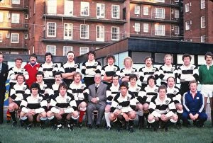 Images Dated 15th February 2011: The Barbarians team that faced the All Blacks in Cardiff in 1978