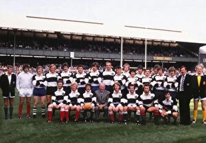 Images Dated 7th April 2012: The Barbarians team that faced the British Lions in the 1977 Silver Jubilee Match