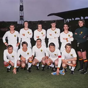 Euro 1972 Collection: The Belgium team at Euro 72