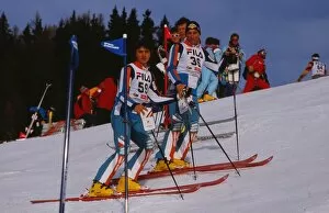 Images Dated 3rd September 2012: The Bell brothers - 1987 FIS World Championships