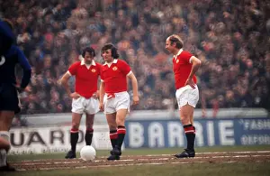Last Game Prints: Bibby Charlton prepares to kick-off for Manchester United in his final game for the club
