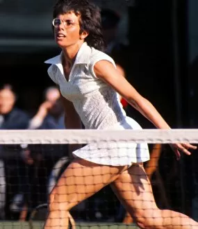 Images Dated 27th June 2011: Billie Jean King - 1972 Wimbledon Championships