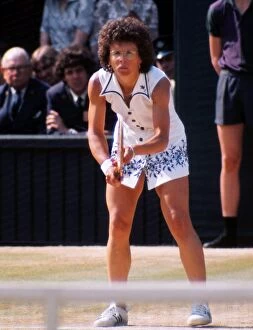 Images Dated 27th June 2011: Billie Jean King - 1975 Wimbledon Championships