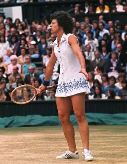 Images Dated 27th June 2011: Billie Jean King - 1975 Wimbledon Championships