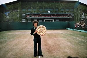 Images Dated 6th July 2011: Billie Jean King - 1975 Wimbledon Ladies Singles Champion